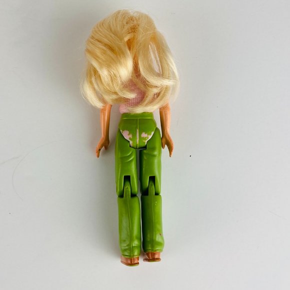 Fisher Price Loving Family Mom Girl Blond Pink Shirt Necklace Green Pants Figure - Picture 5 of 5